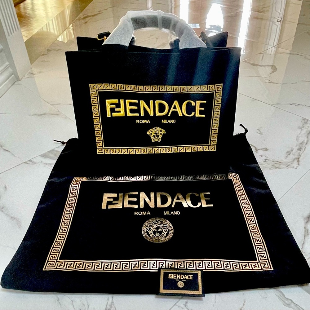 🔥NEW Fendace (Fendi/Versace Collab)Medium Tote